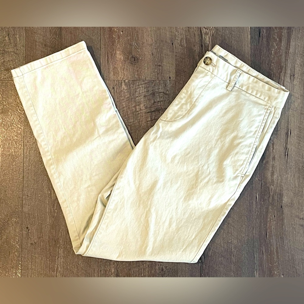 Old Navy Men’s Khaki Color Straight Built-in Flex Chino Pants Size 32x32
